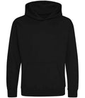 Kids' Hoodie in Deep Black, front