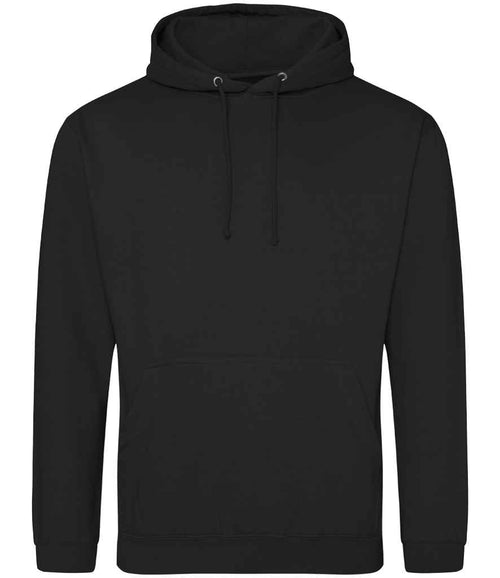 Adult Hoodie in Deep Black, front