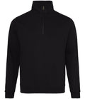 Adult Quarter-Zip in Deep Black