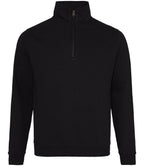 Adult Quarter-Zip in Deep Black