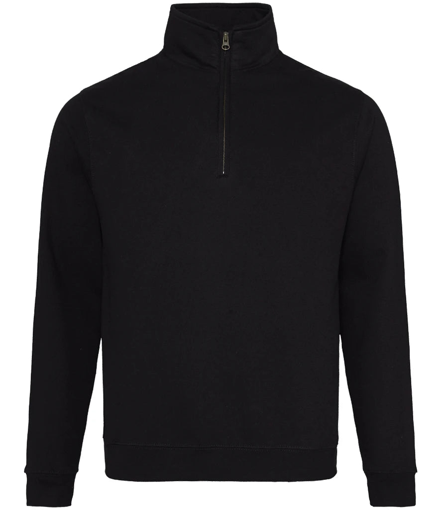 Adult Quarter-Zip in Deep Black