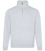 Adult Quarter-Zip in Heather Grey