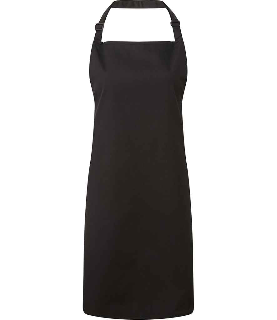 Adult Apron in Black, front