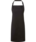 Adult Apron in Black, front