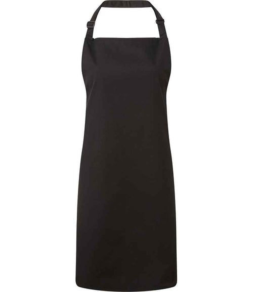 Adult Apron in Black, front